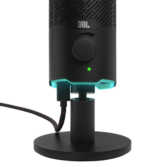 JBL Quantum Stream - Black - Dual pattern premium USB microphone for streaming, recording and gaming - Detailshot 3